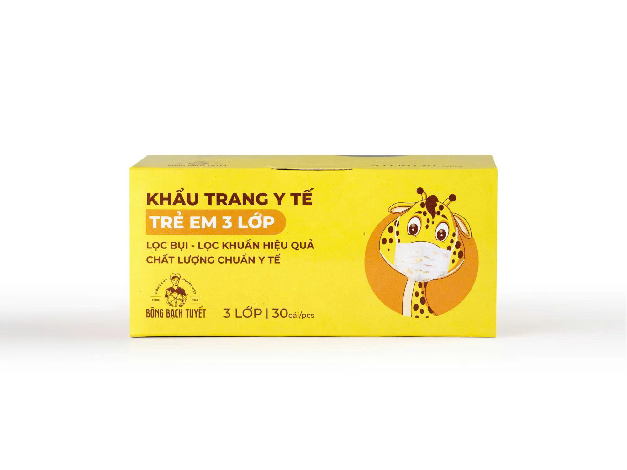 Khẩu trang y tế kid 50 cái màu trắng